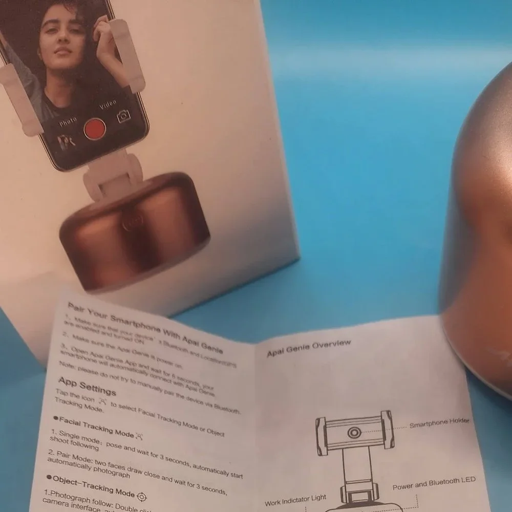 Apai Genie II, Robot Cameraman, Rose Gold Color,